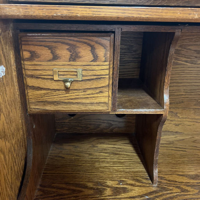 Darkwood Oak Rolltop Desk (BIH)