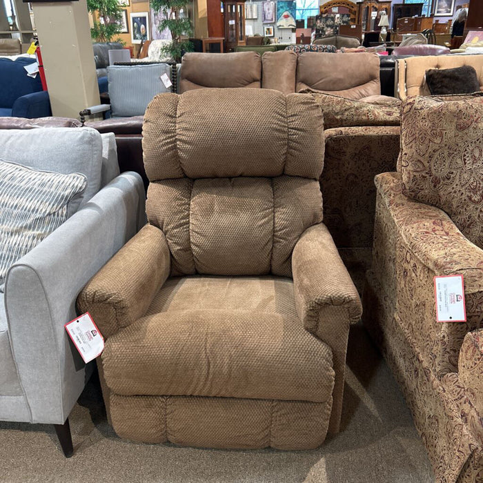 Brown Fabric Reclining Chair