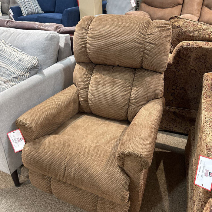 Brown Fabric Reclining Chair