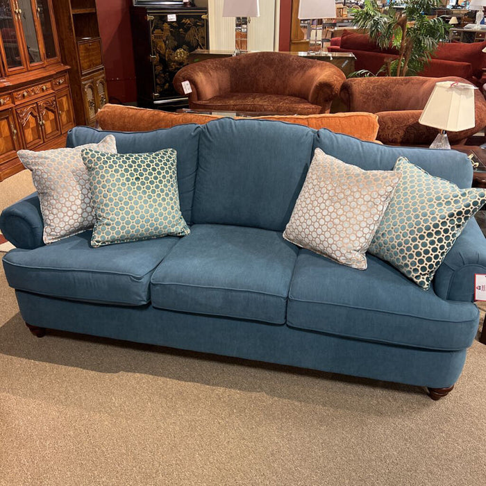 Green Fabric Bassett Sofa (SHH)