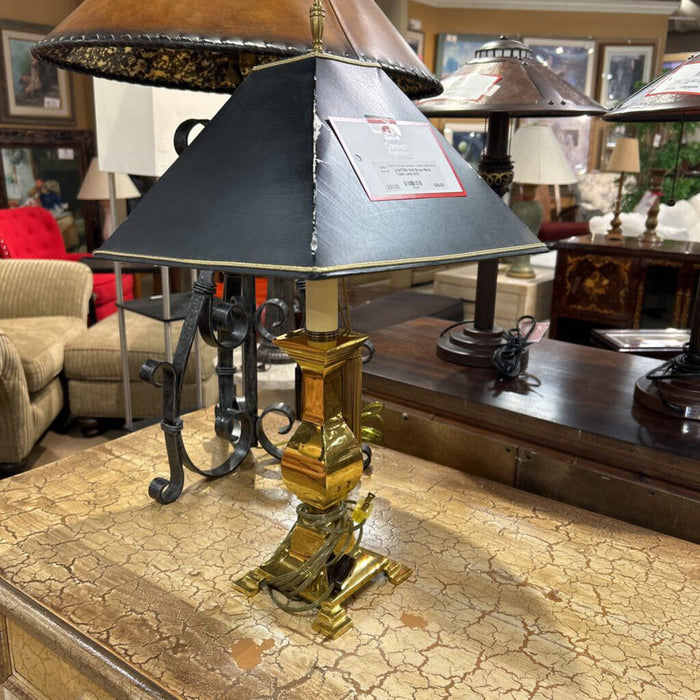 Gold Brass Metal Table Lamp