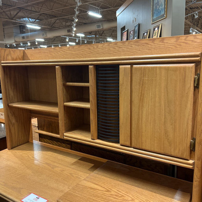 2PC Oak Desk