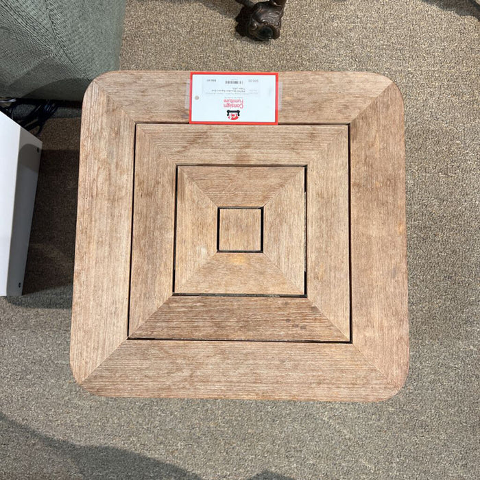 Wooden Square End Table