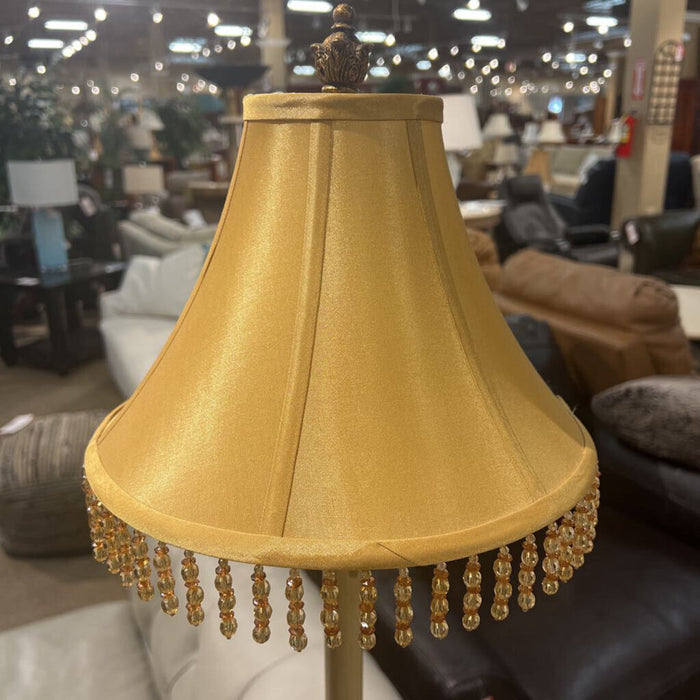 Gold Antique Floral Lamp