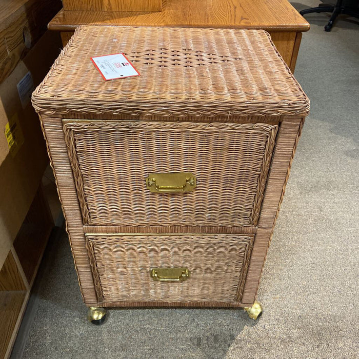 Wicker 2 Drawer File