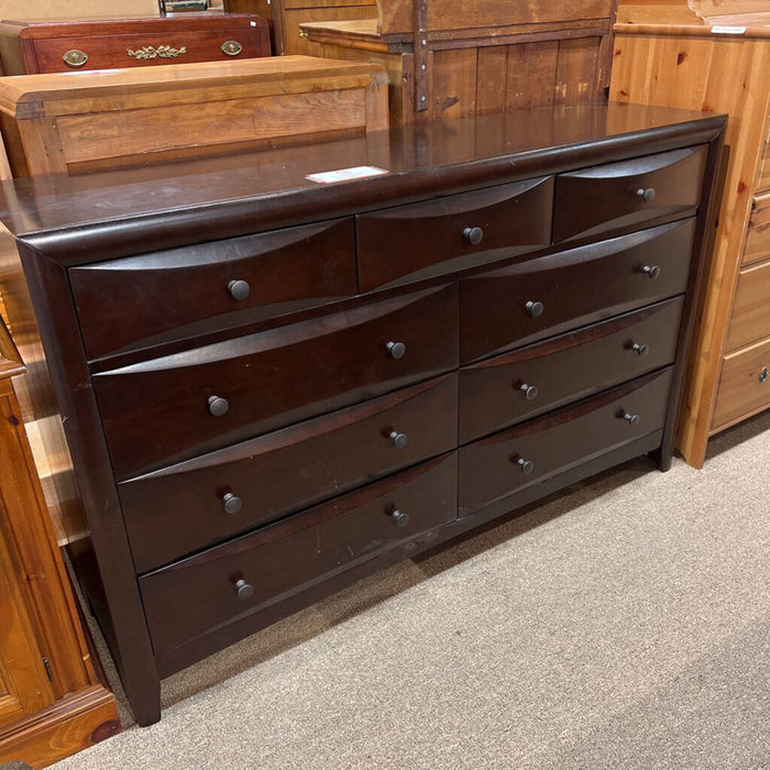 Darkwood 9 Drawer Dresser