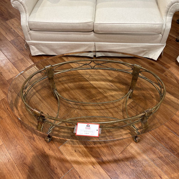 GT Bronze Metal Base Coffee Table