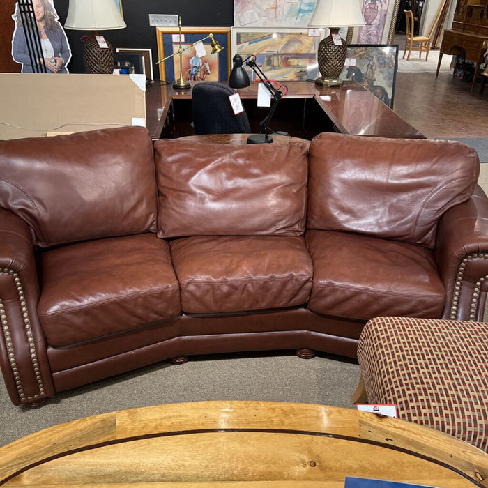 Leather Conversational Sofa