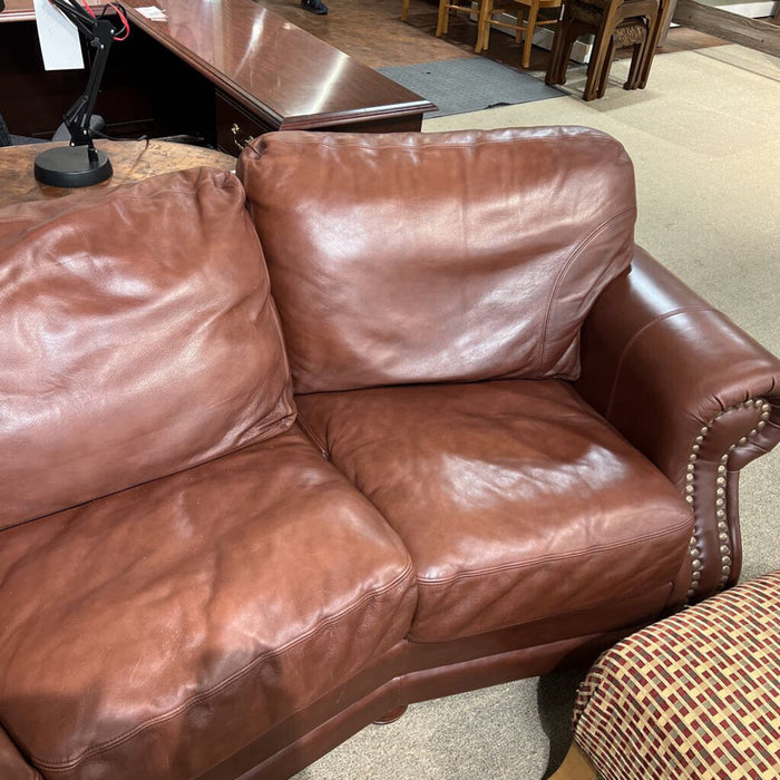 Leather Conversational Sofa