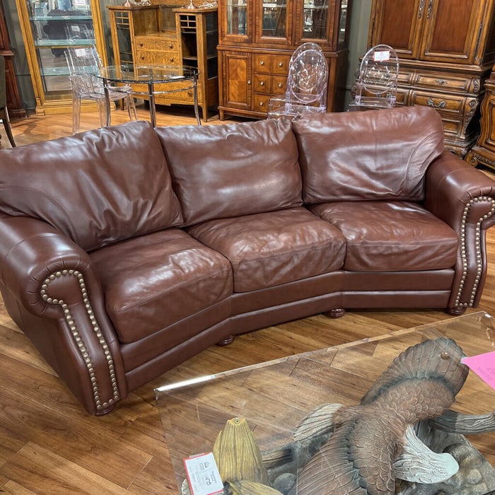 Leather Conversational Sofa