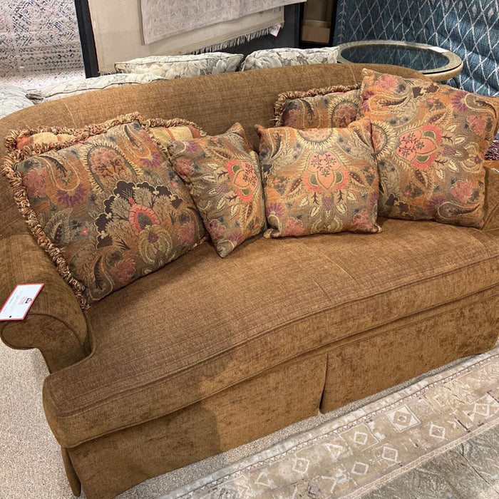 Brown Fabric Sofa