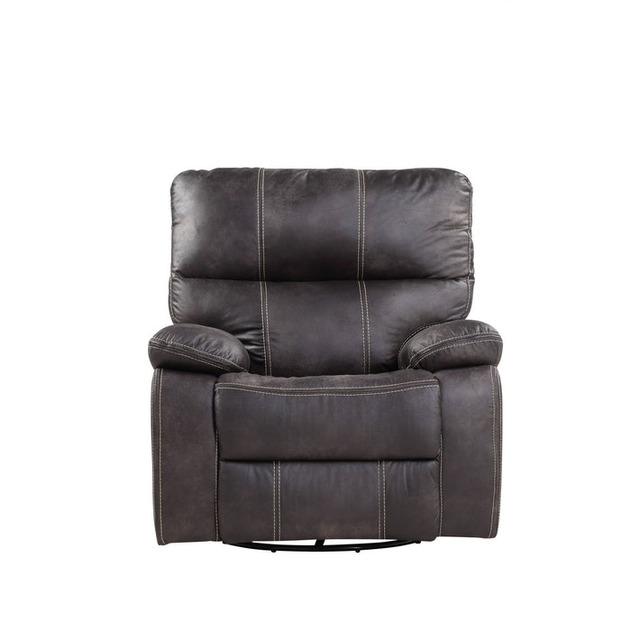 Jessie James - Swivel Recliner - Dark Graphite