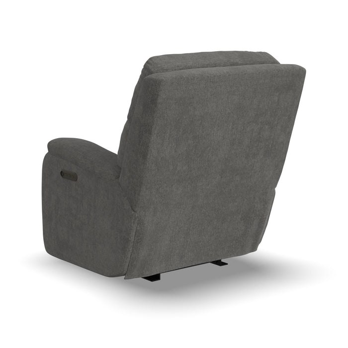 Penn - Power Rocking Recliner with Power Headrest & Lumbar