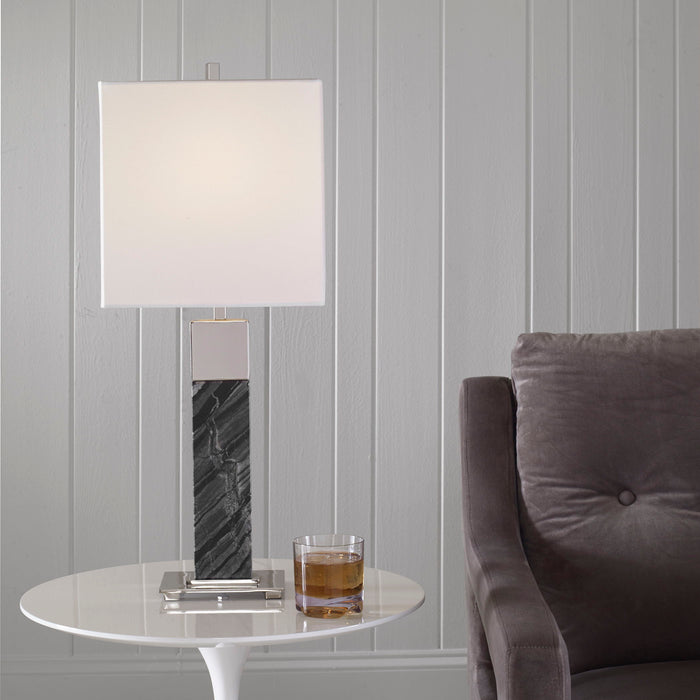 Pilaster - Marble Table Lamp - Black