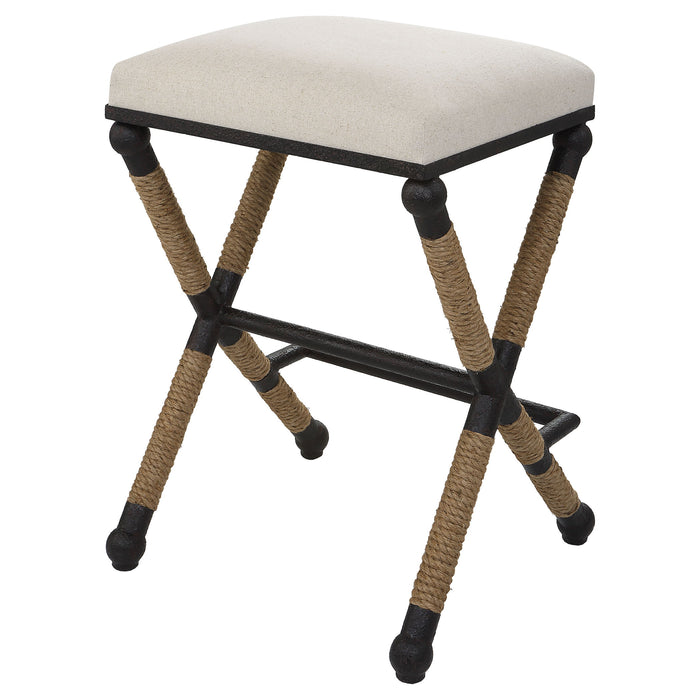 Firth - Rustic Counter Stool - Oatmeal