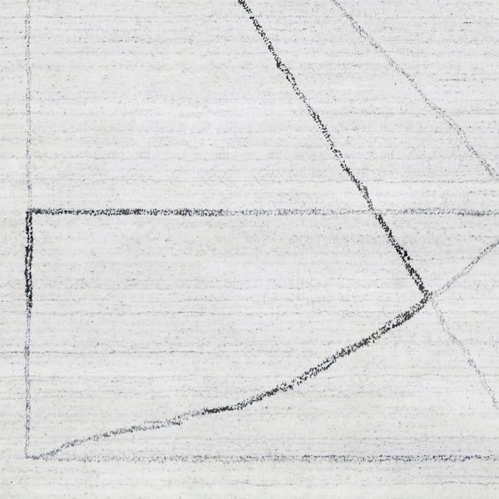 Costilla - Modern 6 X 9 Rug - White