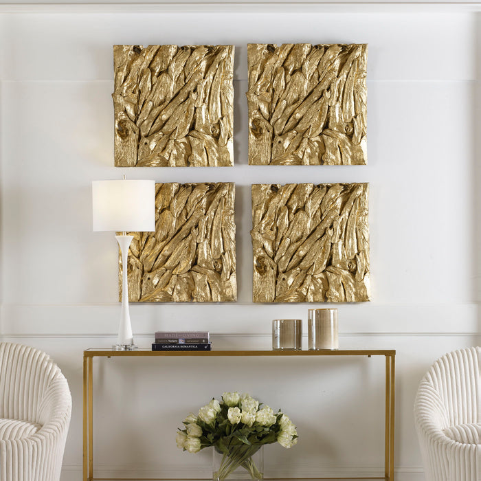 Rio - Wood Wall Décor - Gold