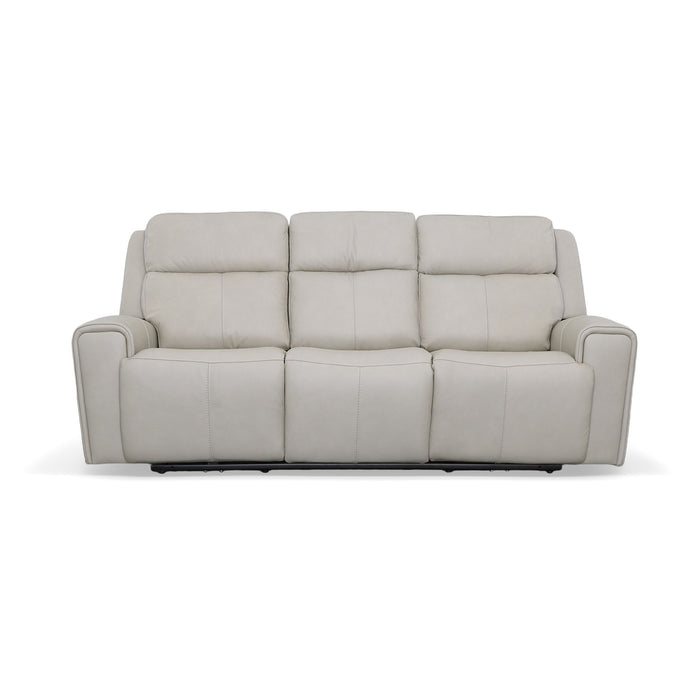 Barnett - Power Reclining Sofa with Power Headrests & Lumbar