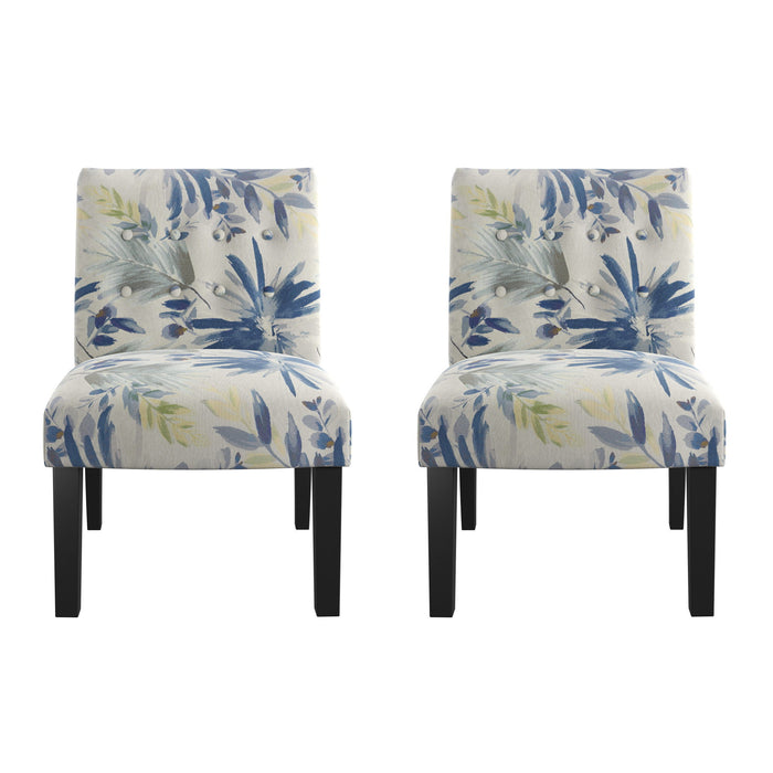 Vera - Accent Chair - Ocean Floral