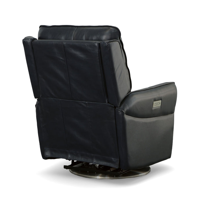 Spin - Swivel Power Recliner with Power Headrest & Lumbar