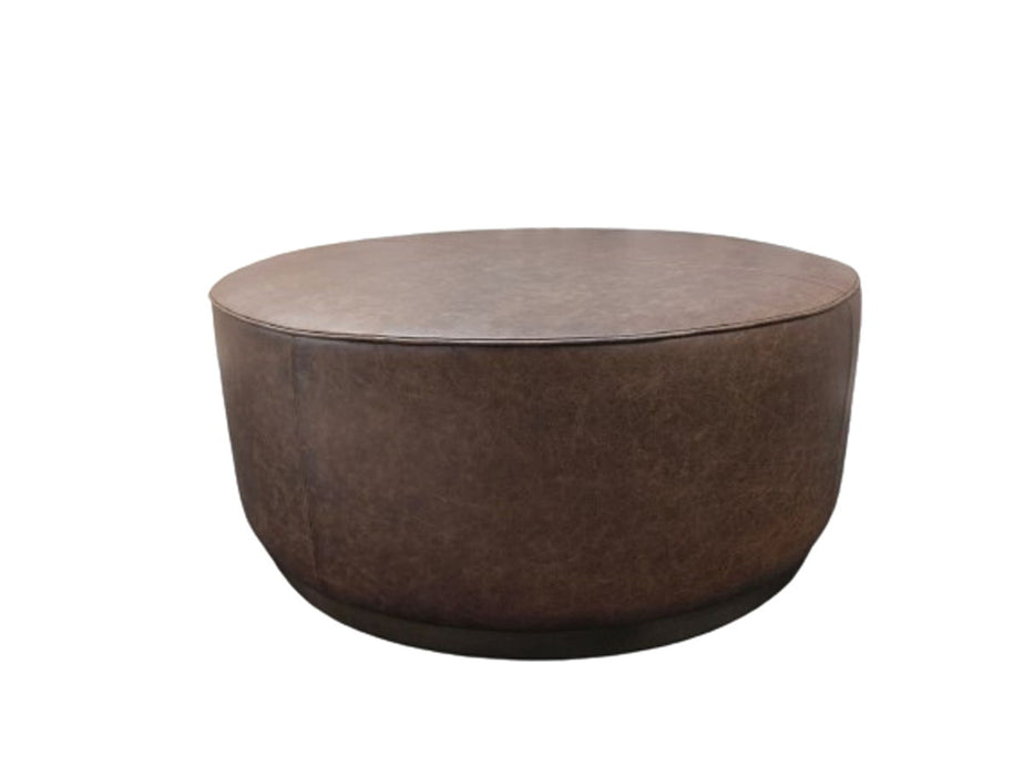 Clair - Leather Round Table