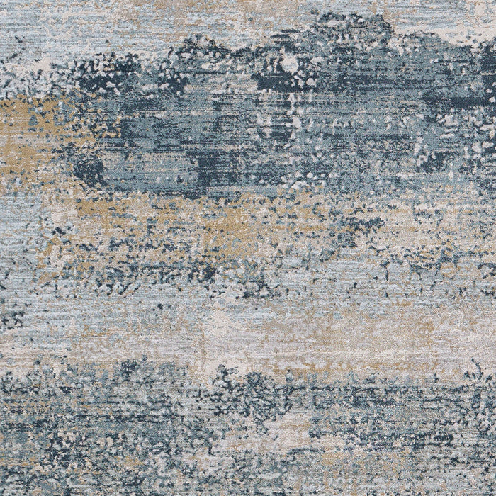 Bremen - Modern 9 X 12 Rug - Pearl Silver & Blue