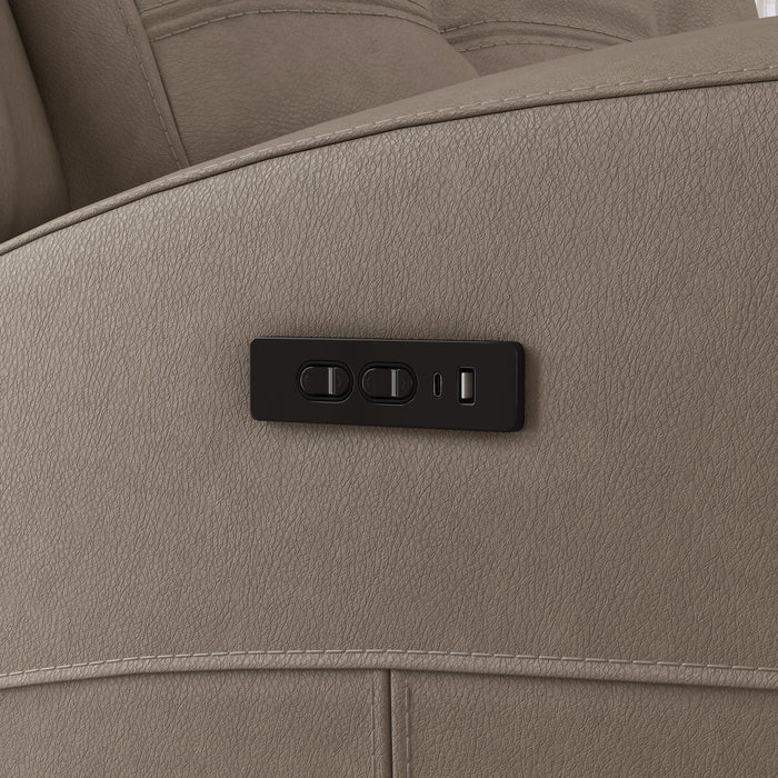 Iris - Power Reclining Sofa with Power Headrests