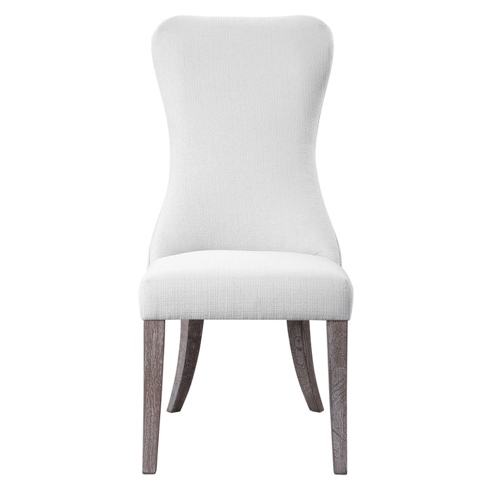 Caledonia - Armless Chair - White