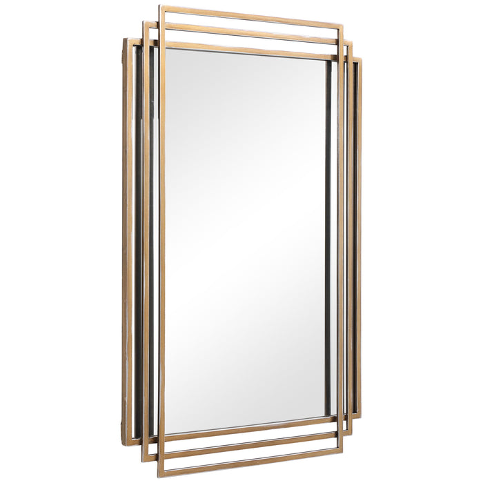 Amherst - Mirror - Brushed Gold