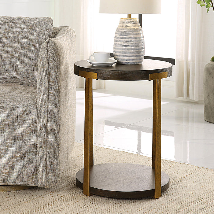 Palisade - Round Wood Side Table