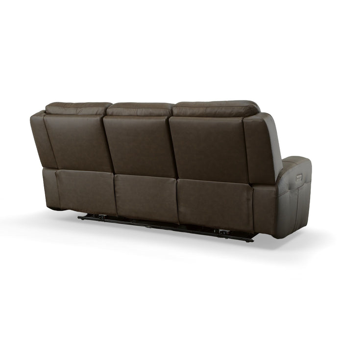 Barnett - Power Reclining Sofa with Power Headrests & Lumbar