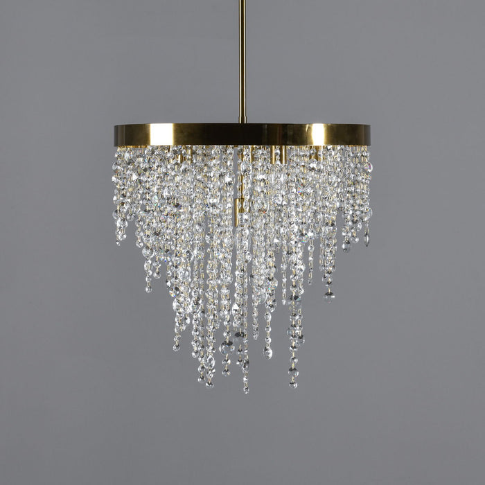 Juniper - Chandelier - Clear/Brass