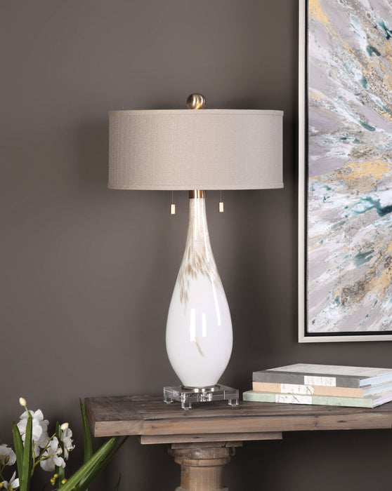 Cardoni - Glass Table Lamp - White