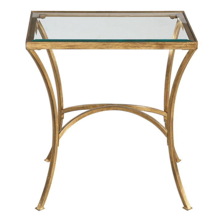 Alayna - End Table - Gold