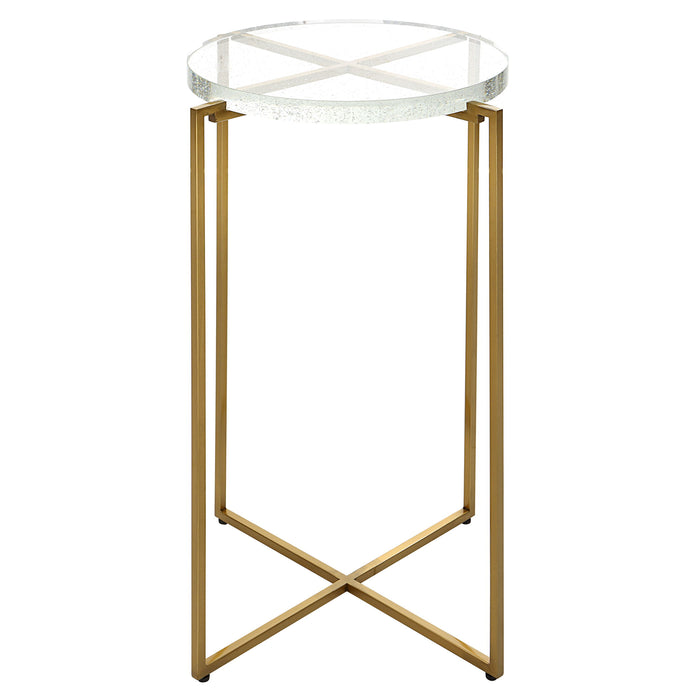 Star-Crossed - Glass Accent Table - Gold