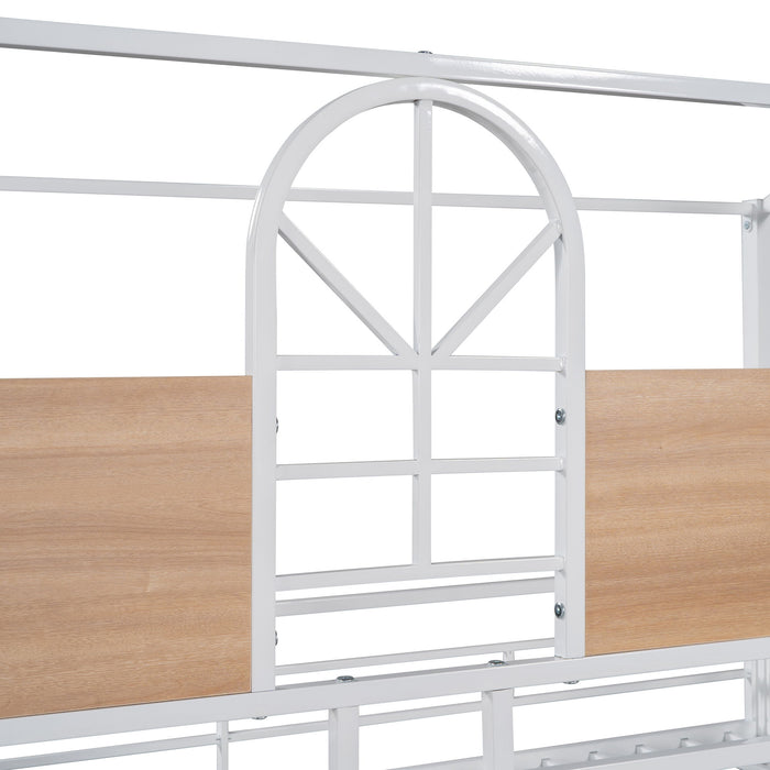 Metal Bunk Bed, Metal Housebed With Slide