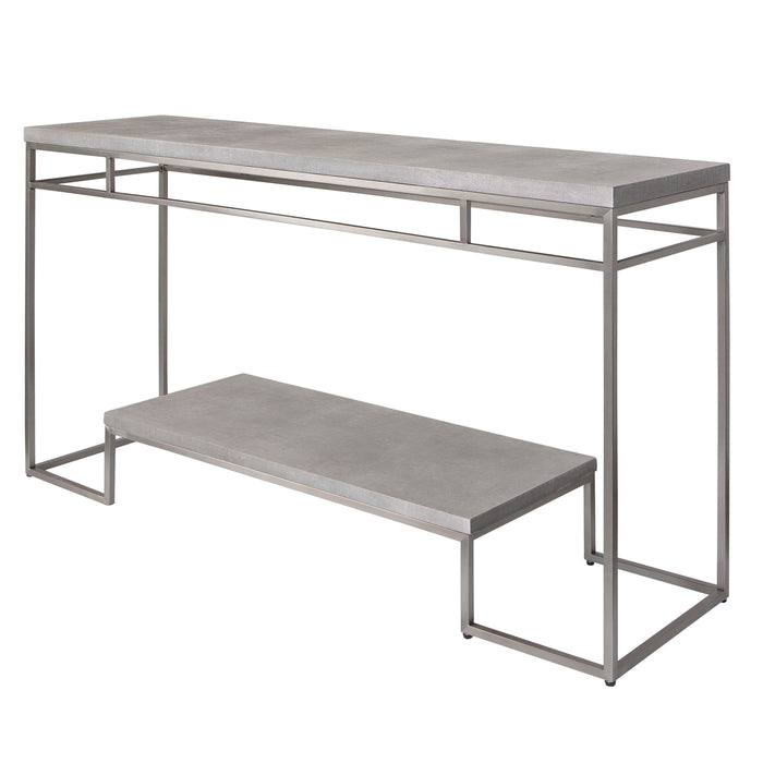 Clea - Console Table - Pearl Silver