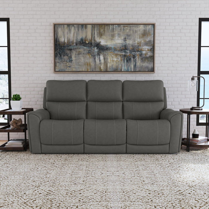 Carter - Power Reclining Sofa With Console & Power Headrests & Lumbar