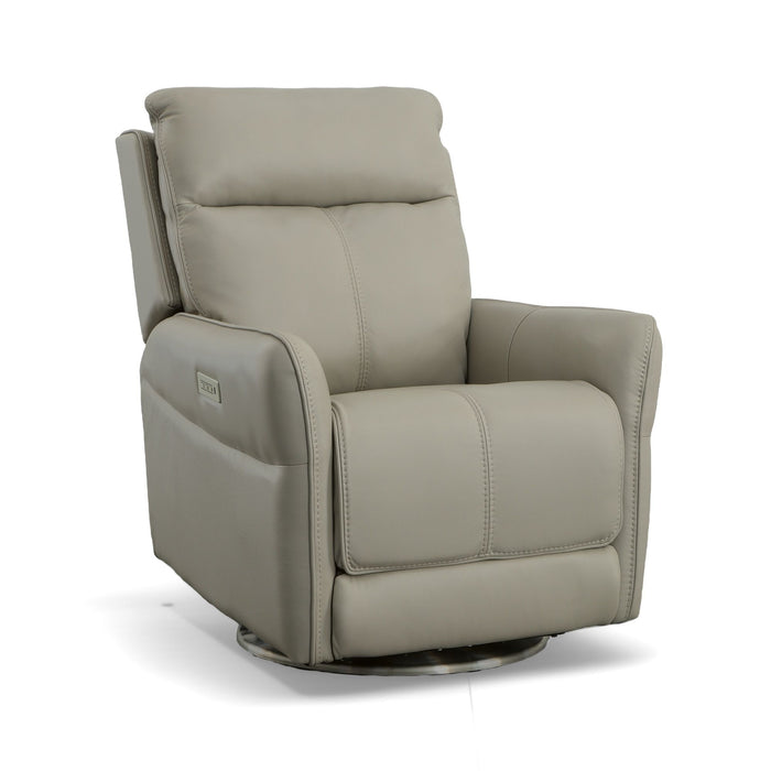 Spin - Swivel Power Recliner with Power Headrest & Lumbar