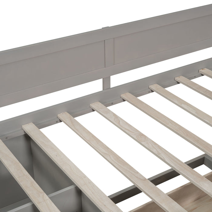 Daybed With Drawers And Shelves