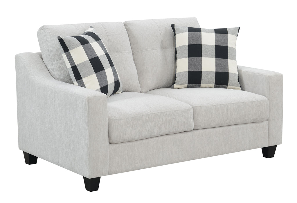 Darcey - Loveseat - White