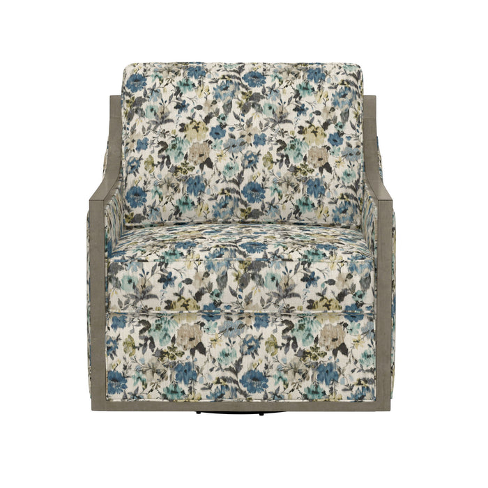 Cecily - Swivel Chair - Blue Meadow