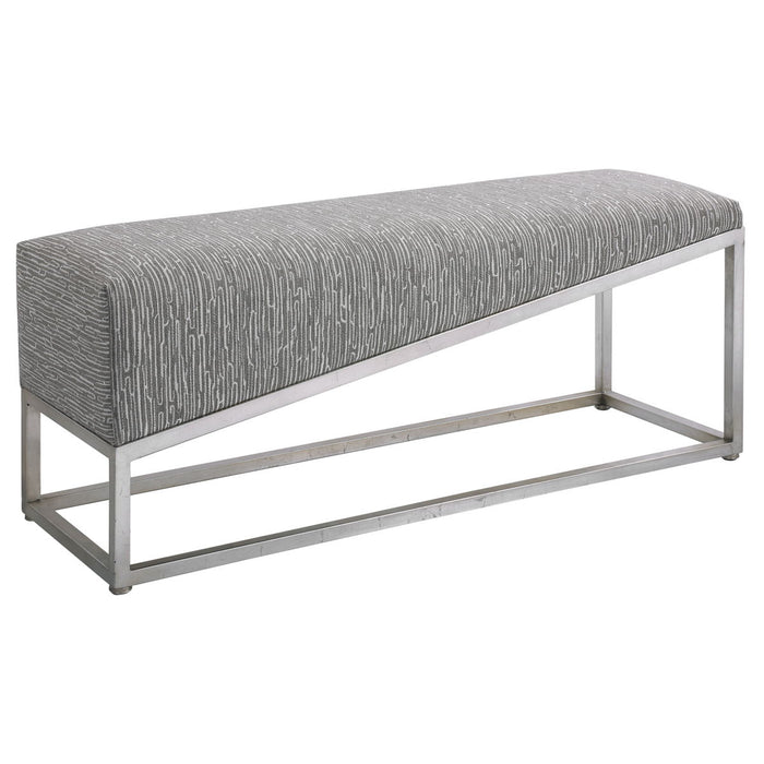 Uphill Climb - Geometric Bench - Pearl Silver