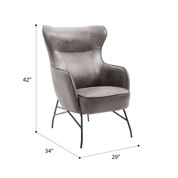 Franky - Accent Chair - Badlands Charcoal