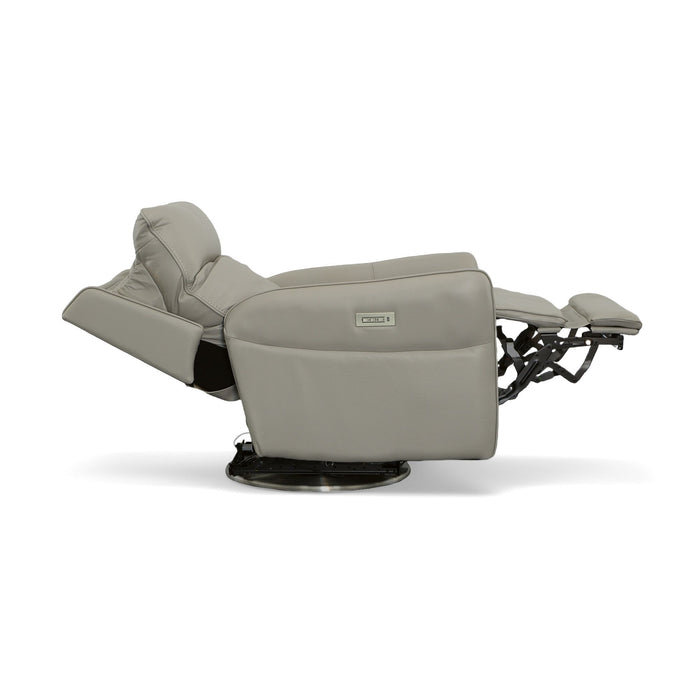 Spin - Swivel Power Recliner with Power Headrest & Lumbar