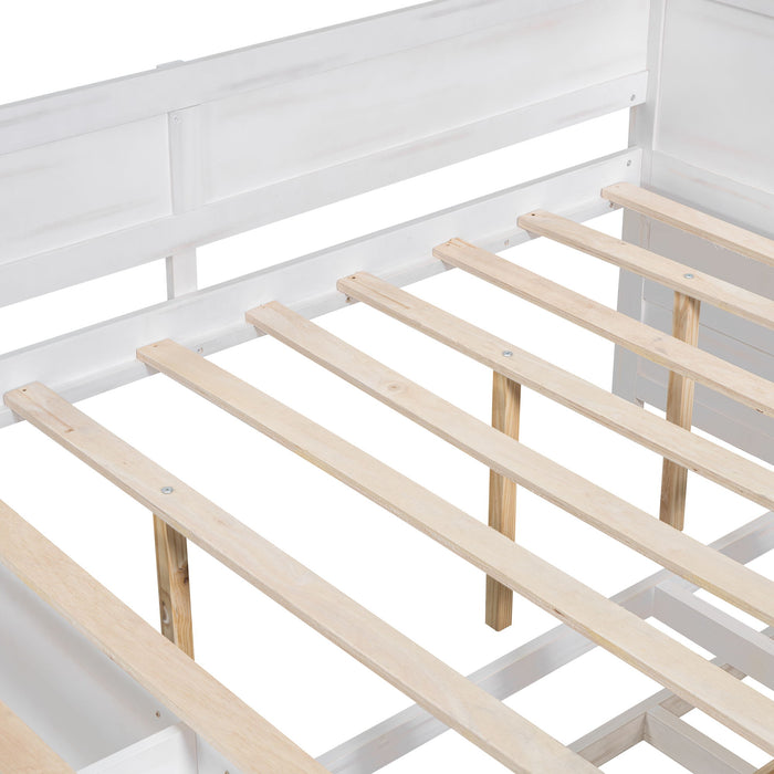 Daybed With Drawers And Shelves
