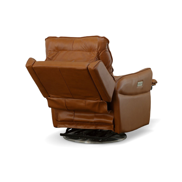 Spin - Swivel Power Recliner with Power Headrest & Lumbar