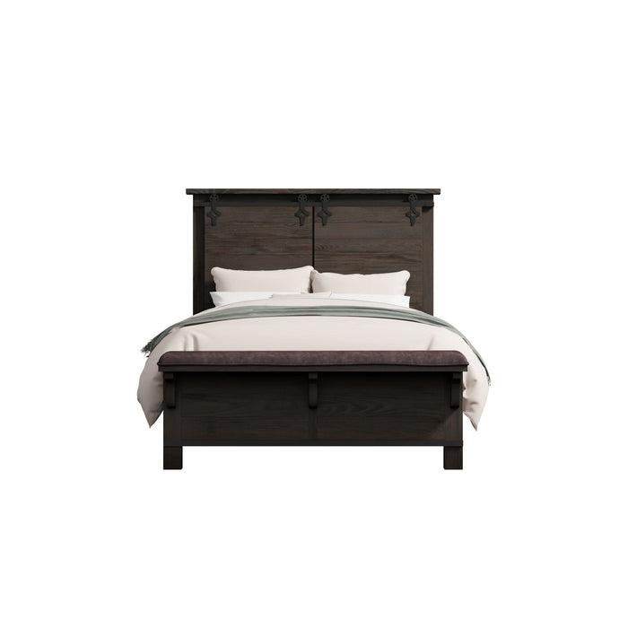 Newton - Complete Queen Bed - Cocoa Brown