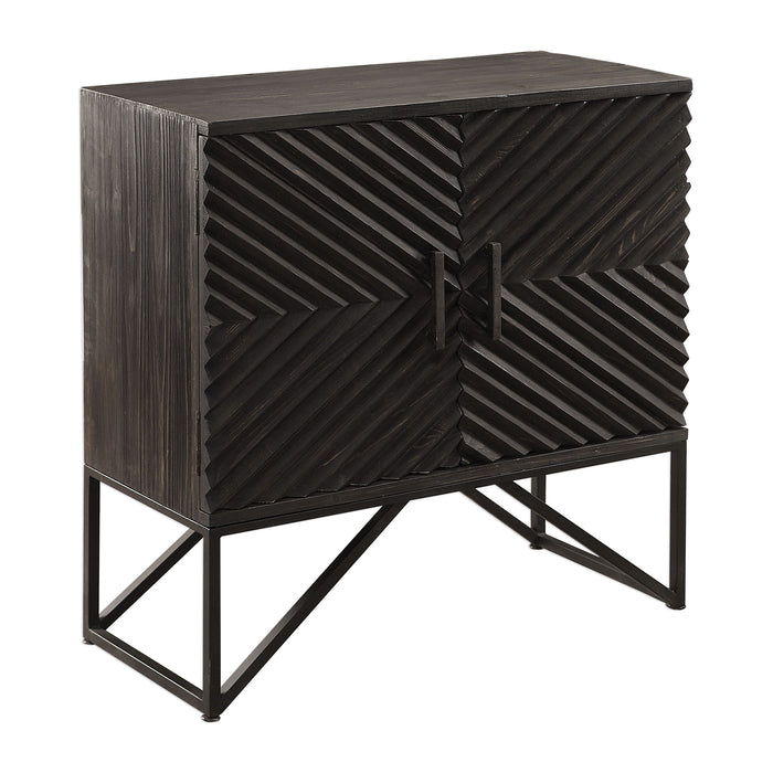 Zadie - Accent Cabinet - Ebony