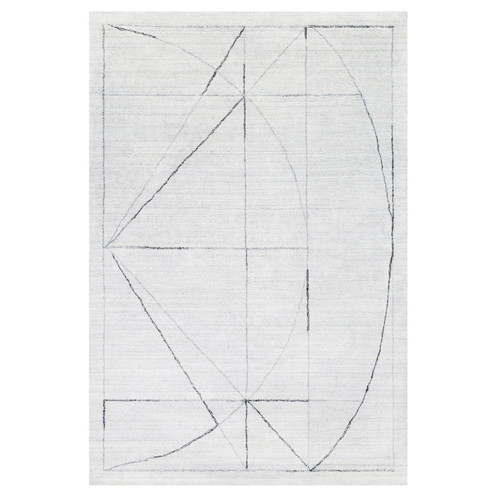 Costilla - Modern 6 X 9 Rug - White